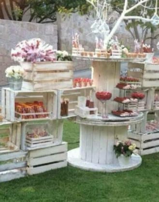 mesa de dulces para bodas en